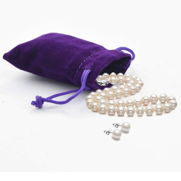 Jewelry pouches 2x3 velvet cloth - Picture 2 of 8